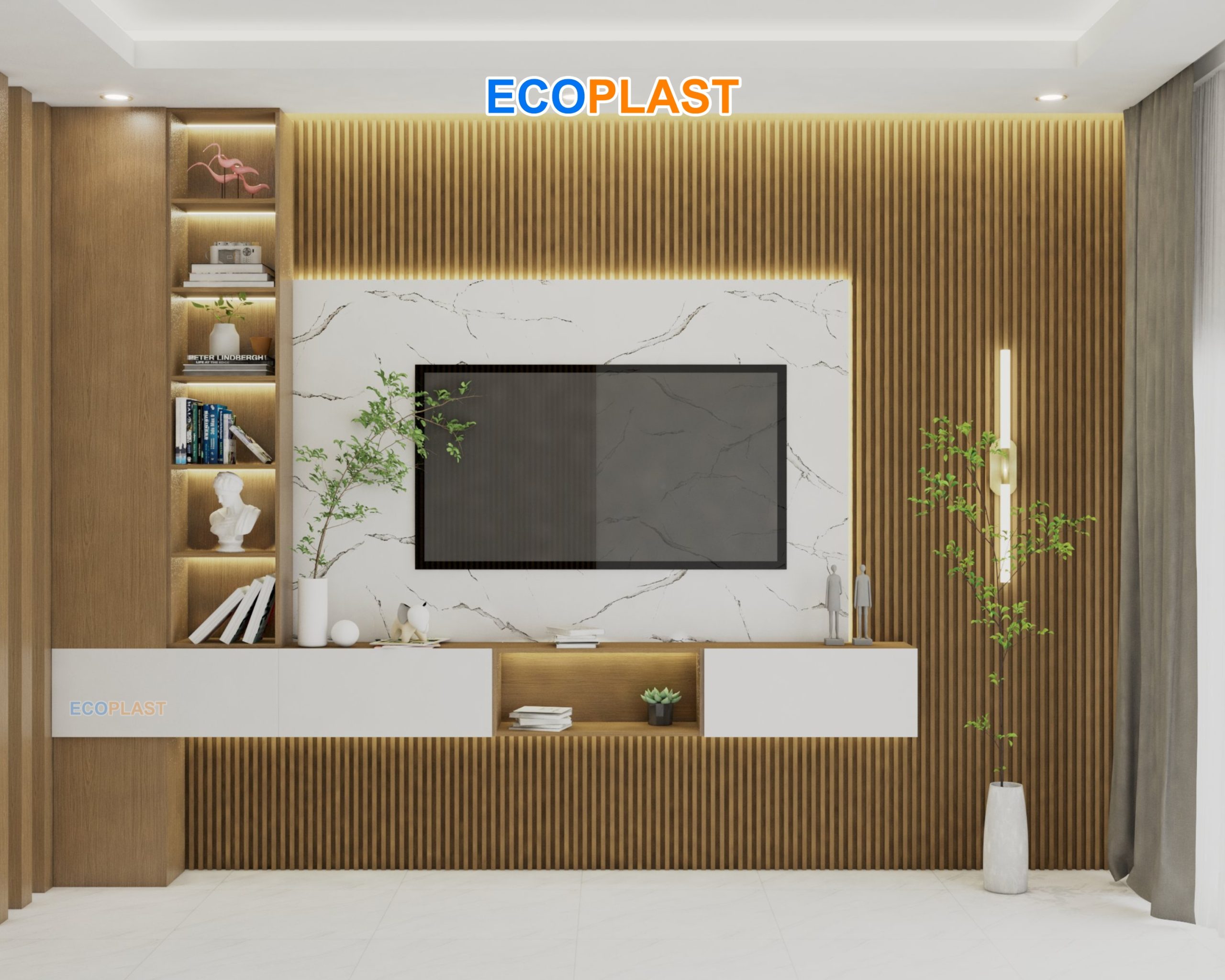 Hình ảnh công trình tấm nhựa nội thất Ecoplast Luxury - Lux 24