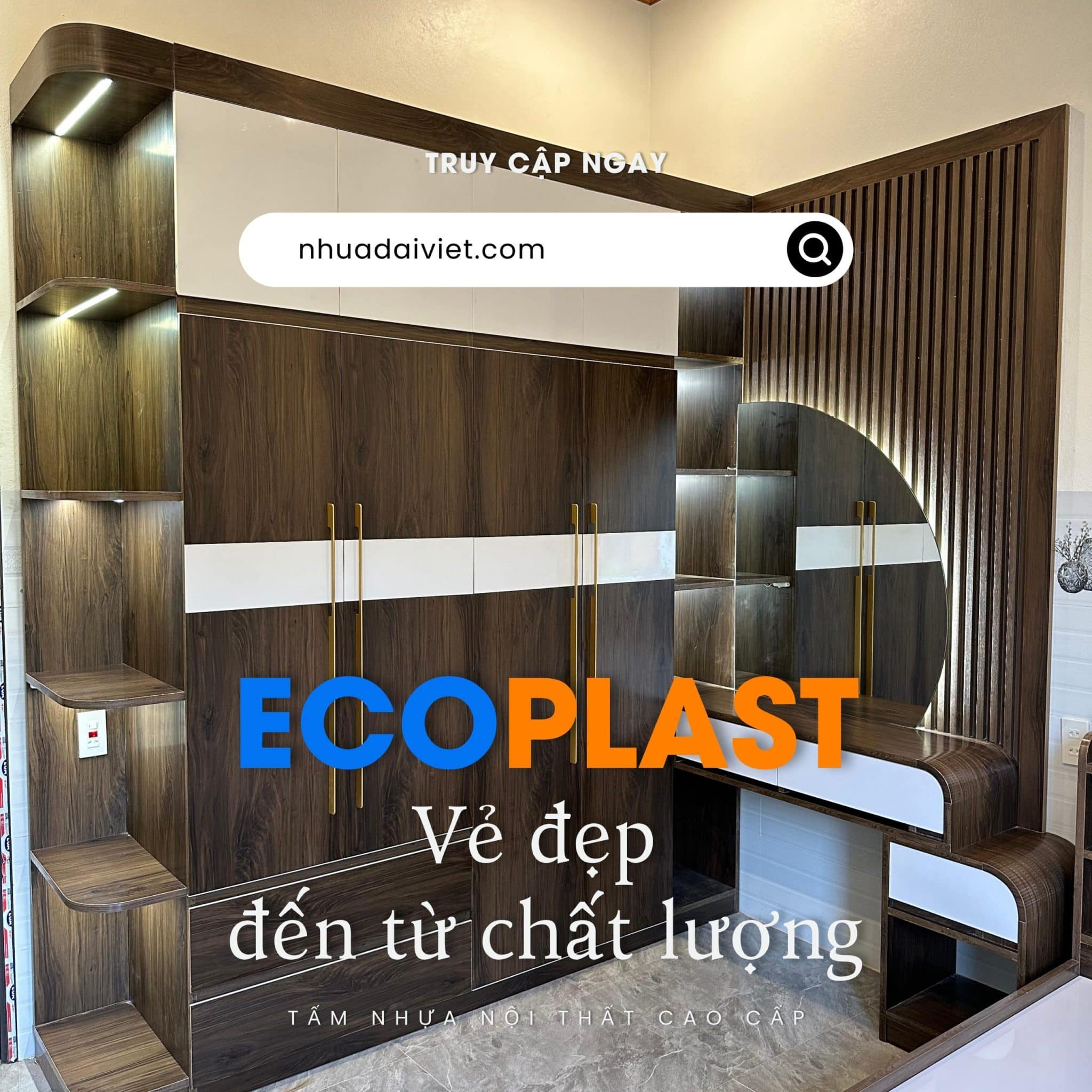 Combo nội thất phòng ngủ ECOPLAST (P4) 4 ECOPLAST - Vẻ đẹp từ chất lượng