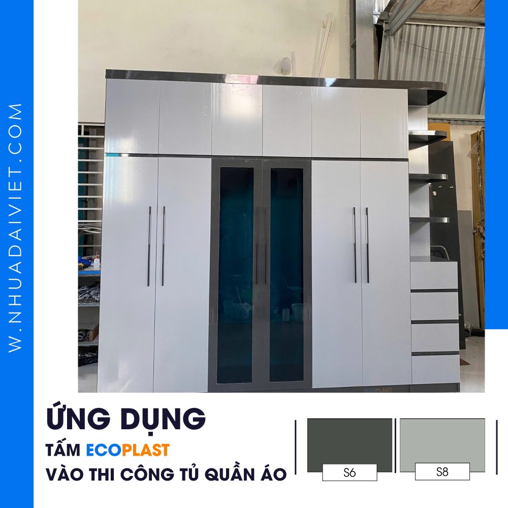 Tủ Quần Áo Ecoplast - TDV149