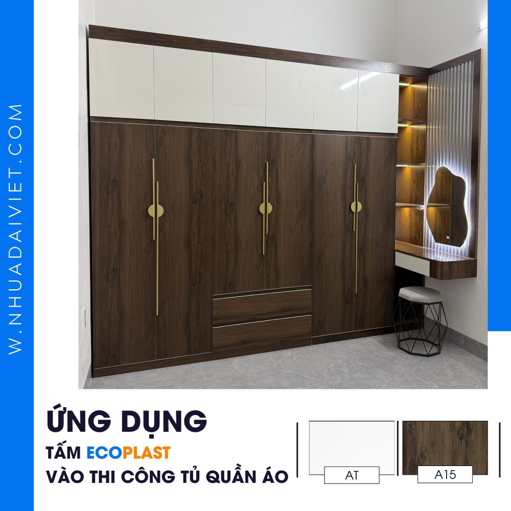 Tủ Quần Áo Ecoplast - TDV150