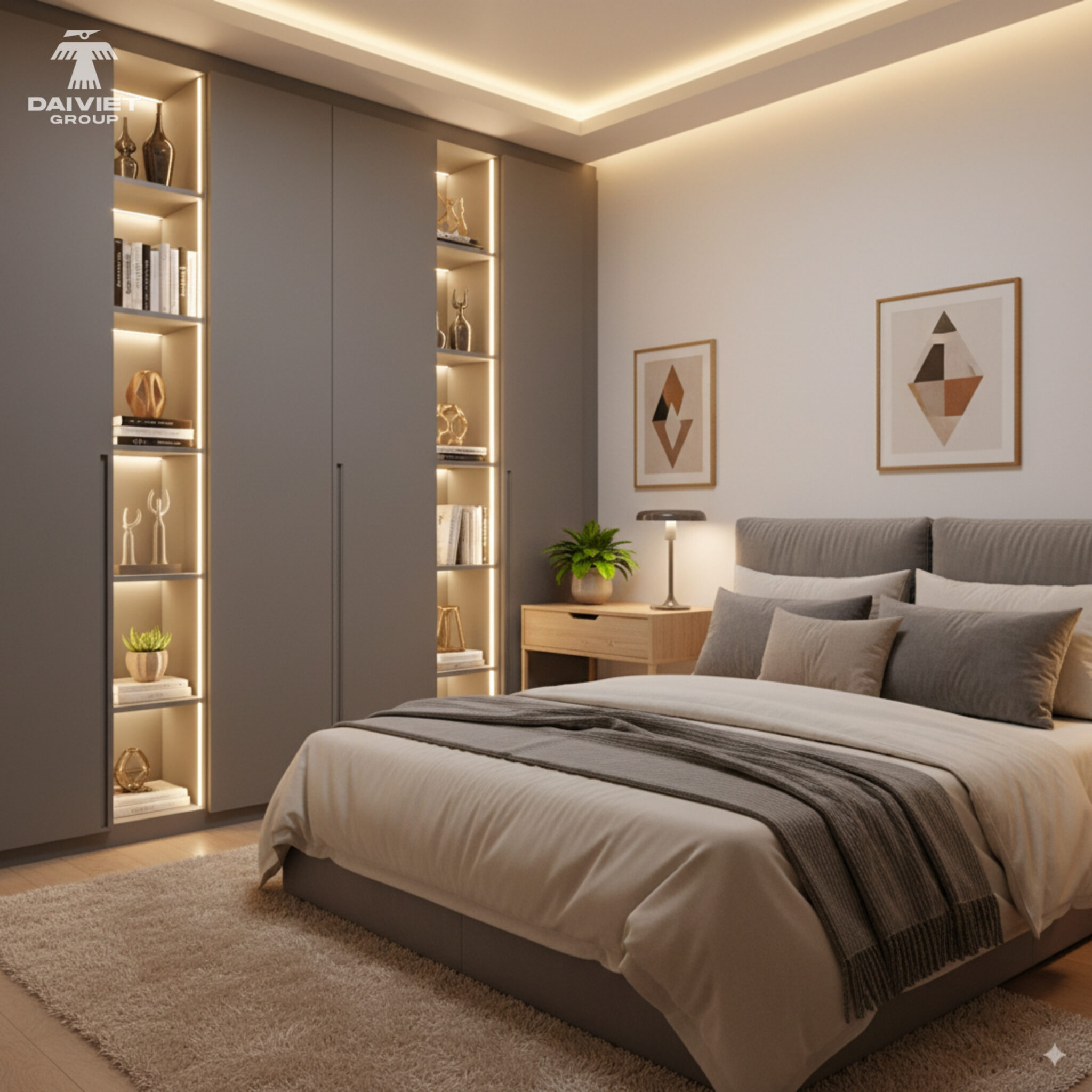 Mẫu tủ quần áo nhựa đa năng Đại Việt Group