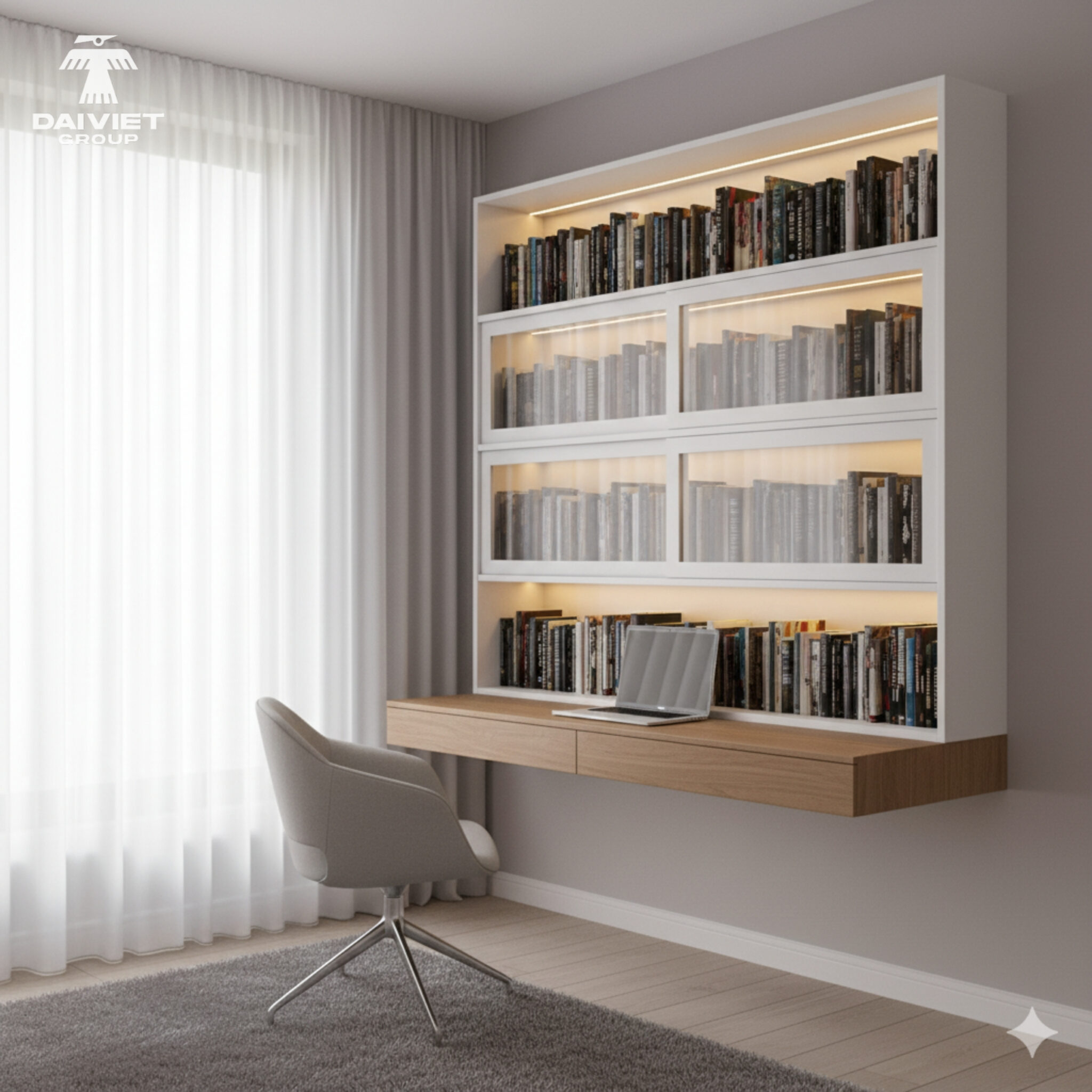 Tủ Sách Có Cửa Kính – Giải Pháp Bảo Quản & Trưng Bày Sang Trọng 7 Mẫu tủ sách nhựa cho sinh viên